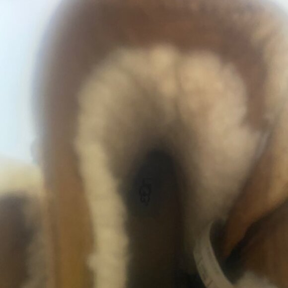 UGG NIELS WATER RESISTAN WOMEN BOOTS LEATHER CHESTNUT Size 11 - Picture 13 of 13